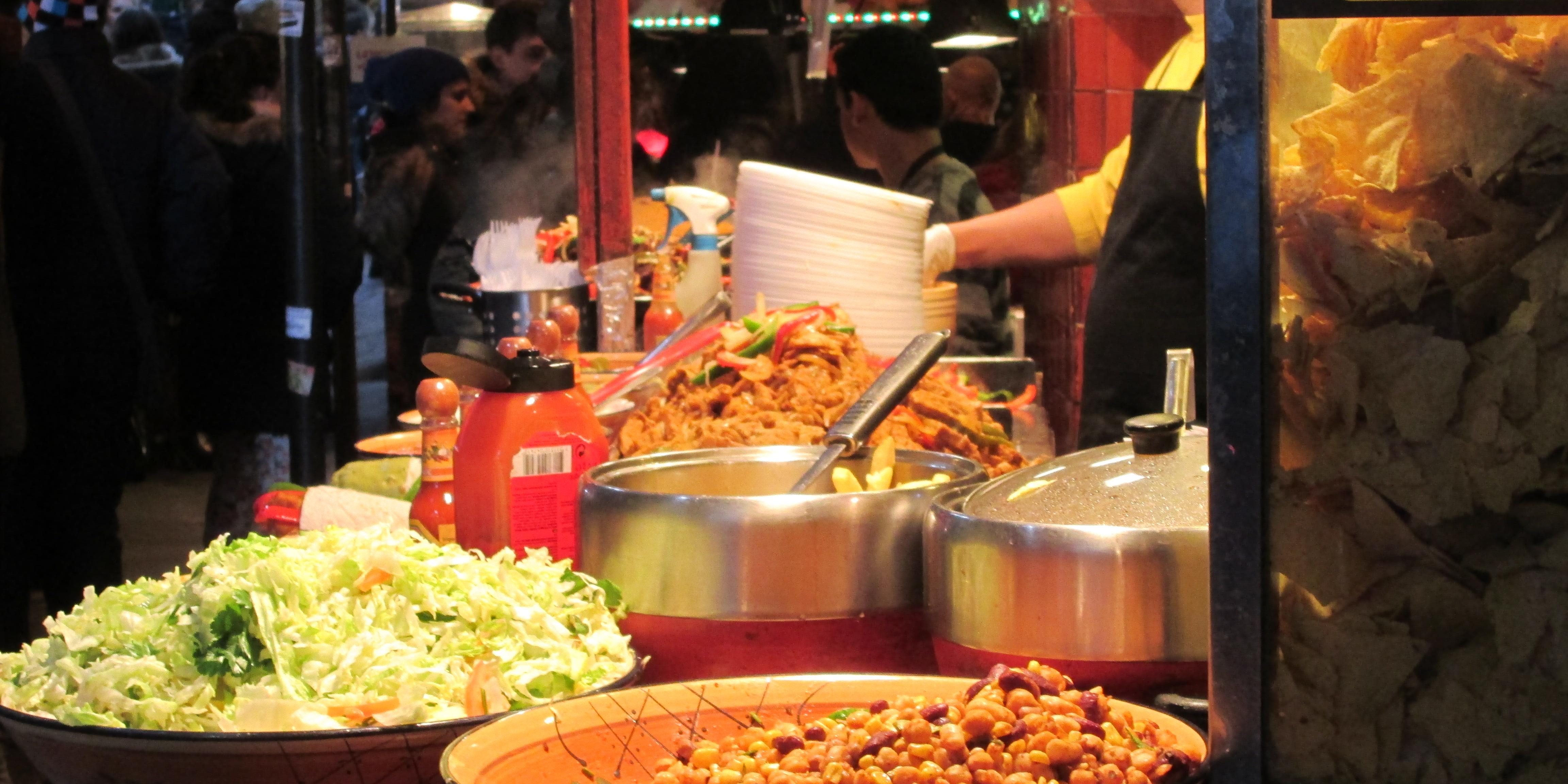 Barraca de comida chinesa